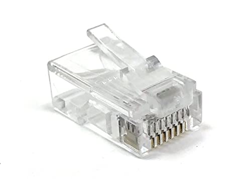 MICRO CONNECTORS C20-088L5-50 Cat-5e-Stecker, RJ45, 50 Stück von MICRO CONNECTORS