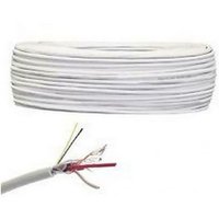 Micro Tek - 100mt alarmkabel 2x0,50+4x0,22 pvc weiß c4 cca ax22054022 von MICRO TEK