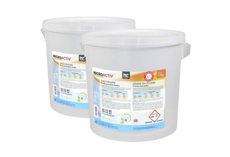 Höfer Chemie GmbH 2x 10 kg Microactiv® Waschpulver Vollwaschmittel Grundreiniger Höfer Chemie GmbH 2x 10 kg Microactiv® Waschpulver Vollwaschmittel Grundreiniger von Höfer Chemie GmbH