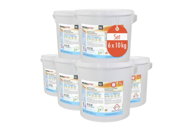 Höfer Chemie GmbH 6x 10 kg Microactiv® Waschpulver Vollwaschmittel Grundreiniger Höfer Chemie GmbH 6x 10 kg Microactiv® Waschpulver Vollwaschmittel Grundreiniger von Höfer Chemie GmbH