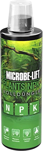 MICROBE-LIFT® - Plants NPK | Volldünger mit Nitrat, Phosphat & Kalium für Pflanzen in jedem Süßwasser Aquarium | Für prachtvollen & kräftigen Pflanzenwuchs | Aquascaping (473ml) von MICROBE-LIFT