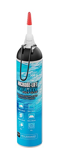 MICROBE-LIFT Aqua-Fix - 300 g - Vielseitiger Unterwasserkleber für Gestein, Glas, und mehr. Ideal für Aquarien, sichere Anwendung mit Automatik-Kartusche. von MICROBE-LIFT