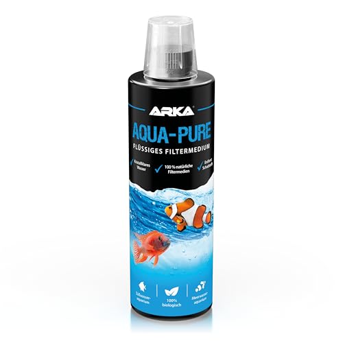 MICROBE-LIFT Aqua-Pure - 473 ml - Flüssiges Filtermedium für kristallklares Wasser in Allen Aquarien, 100% biologisch, verbessert Wasseraufbereitung, für Meer- & Süßwasseraquarien. von ARKA