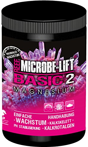 MICROBE-LIFT® - Basic 2 Magnesium | Magnesium-Zusatz zur Korallenversogung in jedem Meerwasseraquarium | Basic-System | Hochrein | Inhalt: 2000 g von MICROBE-LIFT