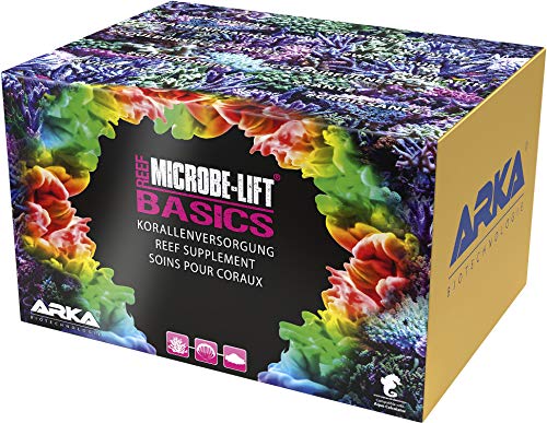 MICROBE-LIFT Basic-Set normal - Starterset für individuelle Korallenversorgung im Meerwasseraquarium, inkl. 3X 1 L Dosierbehälter und Zubehör. von MICROBE-LIFT