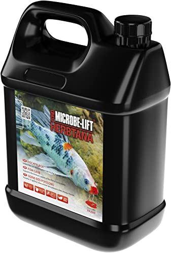 MICROBE-LIFT Pond Herbtana - 3785 ml - Natürliches, kräuterbasiertes Mittel zur Stärkung des Immunsystems von Teichfischen, unterstützt gesunde Fischpopulationen. von MICROBE-LIFT