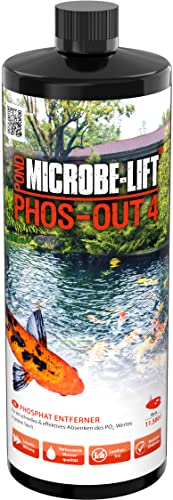 MICROBE-LIFT Pond Phos-Out 4-946 ml - Effektiver flüssiger Phosphatentferner für Teiche, verbessert die Wasserqualität ohne den Einsatz von Lanthan. von MICROBE-LIFT