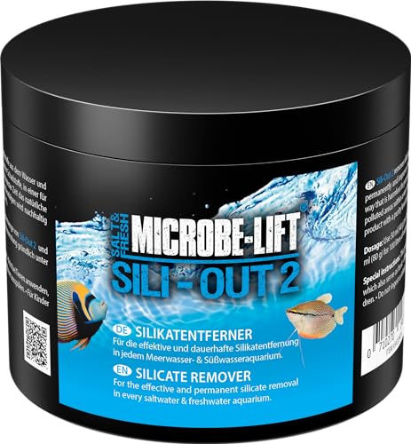 MICROBE-LIFT Sili-Out 2-500 ml - Leistungsstarker Silikat Absorber, entfernt effektiv Silikat, Phosphat und weitere Schadstoffe aus jedem Aquarium, verbessert deutlich die Wasserqualität von MICROBE-LIFT