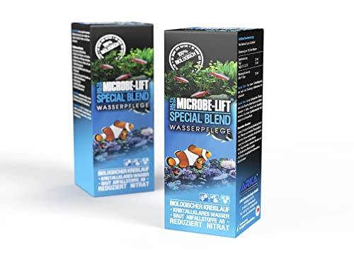 MICROBE-LIFT SBHSET16 Special Blend - hochaktive Bakterien, für naturnahes Aquarium, fördert Abbau von Verunreinigungen, Süß- und Meerwasser, Doppelpack 2x473ml, Einheitsgröße, 946 g von MICROBE-LIFT