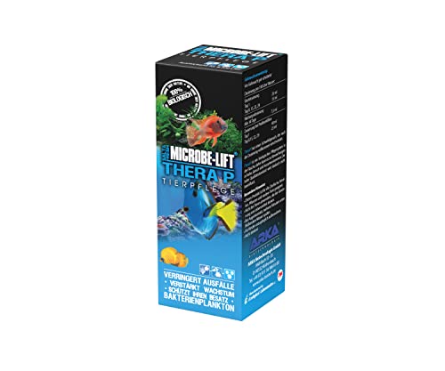 Microbe-Lift® - TheraP | Für gesunde & lebhafte Fische | Verringert Ausfälle & Krankheiten | Steigert Wachstum & Färbung von Tieren | 100% biologisch | Meerwasser & Süßwasser Aquarium | Inhalt: 473ml von MICROBE-LIFT