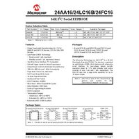 Microchip Technology 24LC16BT-I/SN Speicher-IC SOIC-8 EEPROM 16 kBit 256 x 8 Tape on Full reel von MICROCHIP TECHNOLOGY