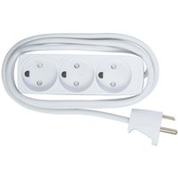 Dänische Steckdosenleiste mit 3 Steckdosen, 5 m - Microconnect von MICROCONNECT