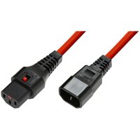 Iec Lock C13 auf C14 Kabel, 1m, Rot, MC-C13C14LOCK-1M - Microconnect Iec Lock C13 auf C14 Kabel, 1m, Rot, MC-C13C14LOCK-1M - Microconnect von MICROCONNECT