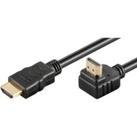 Microconnect HDM19191V2.0A90 HDMI-Kabel 1 m HDMI Typ A (Standard) Schwarz von MICROCONNECT