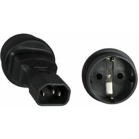Microconnect - Pe14ceead c14 Typ f (schuko) Schwarz Steckdosenadapter - Steckdosenadapter von MICROCONNECT
