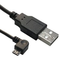Microconnect - usb a auf Micro usb b Kabel, Version 2.0, Schwarz, 1,8m, Abgewinkelt, Hi-Speed bis zu 480 Mbit/s, USBABMICRO18ANG von MICROCONNECT