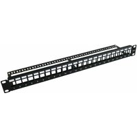 PP-004BLANK 1U Patch Panel - Eingangsfeld (Schwarz, 1U) - Microconnect von MICROCONNECT