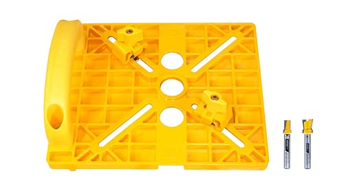MICROJIG MatchFit Grid Routing Guide - Präzisionswerkzeug für Schwalbenschwanz-Klemmschienen, einfache Einrichtung, selbstindexierendes Design, kompatibel mit Oberfräsen | Komplett-Set für 1/4 von MICROJIG
