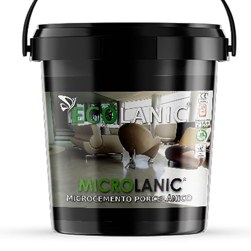 MICROLANIC DICKER EINKOMPONENTIGER MIKROZEMENT 20KG. Grobkörniges Mikrozementpulver. Für 14m2. Zur Vorbereitung von Stützen an Wänden und Böden. Neutralweiße Farbe. von MICROLANIC