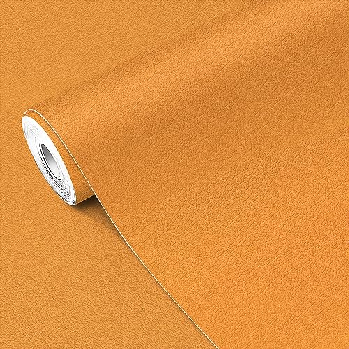 MICTER Leder Reparatur Patch, 40x200cm Kunstleder Selbstklebend, Leder Patch Kit Selbstklebende Lederflicken für Sofas, Autositze, Möbel, Handtaschen, Jacken (Gelb) von MICTER