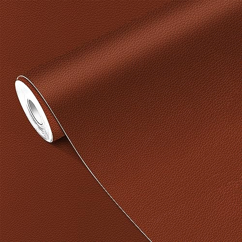 MICTER Leder Reparatur Patch, 40x300cm Kunstleder Selbstklebend, Leder Patch Kit Selbstklebende Lederflicken für Sofas, Autositze, Möbel, Handtaschen, Jacken (Braun) von MICTER
