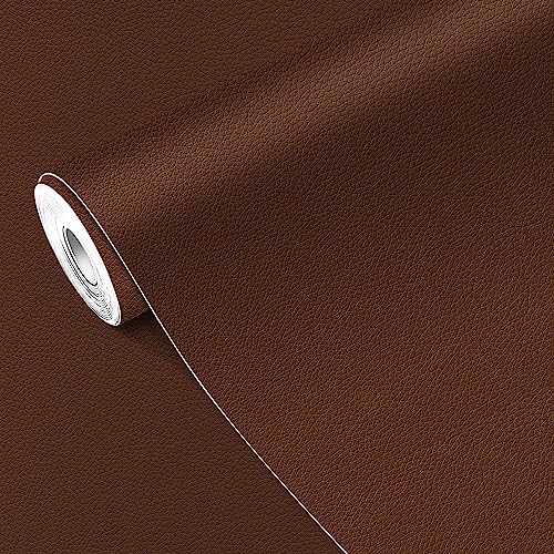 MICTER Leder Reparatur Patch, 40x300cm Kunstleder Selbstklebend, Leder Patch Kit Selbstklebende Lederflicken für Sofas, Autositze, Möbel, Handtaschen, Jacken (Karamellbraun) von MICTER