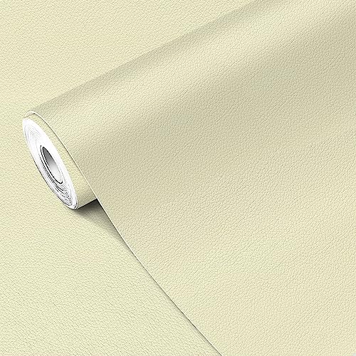 MICTER Leder Reparatur Patch, 40x200cm Kunstleder Selbstklebend, Leder Patch Kit Selbstklebende Lederflicken für Sofas, Autositze, Möbel, Handtaschen, Jacken (Milchweiß) von MICTER