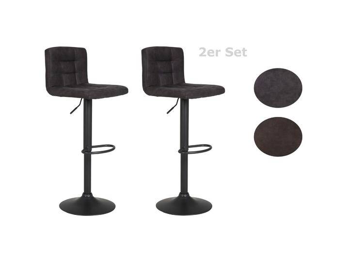Barhocker-Set Amanda Anthrazit von MID.YOU
