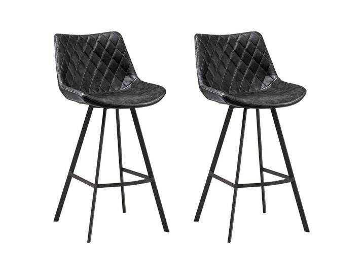 Barhocker-Set Bowie 2er-Set ca. 50x102 cm Schwarz Barhocker-Set Bowie 2er-Set ca. 50x102 cm Schwarz von MID.YOU