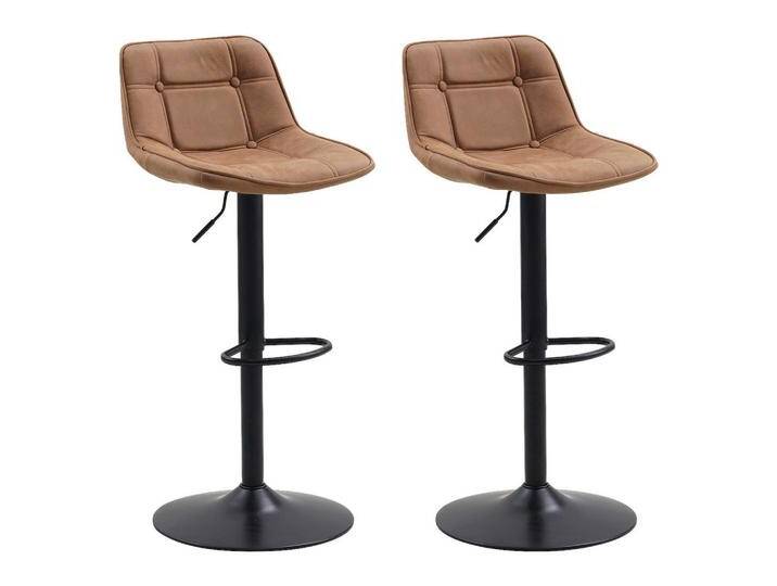 Barhocker-Set Ezra ca. 49x87 cm 2er-Set Cognac Barhocker-Set Ezra ca. 49x87 cm 2er-Set Cognac von MID.YOU