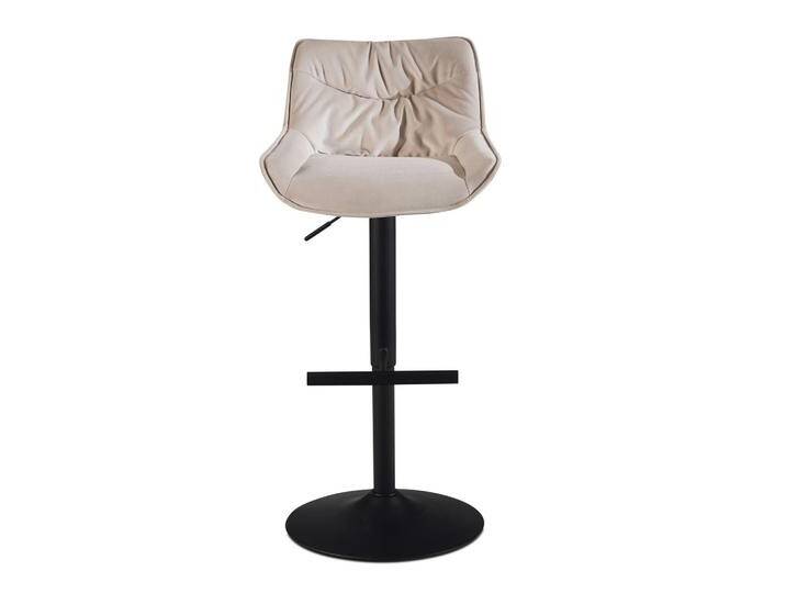 Barhocker in Textil ca. 45x106x55 cm Beige von MID.YOU