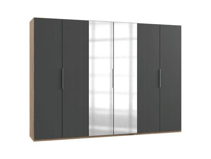 Drehtürenschrank Level 36A mit Spiegel ca.300cm Graphitfarben Drehtürenschrank Level 36A mit Spiegel ca.300cm Graphitfarben von MID.YOU