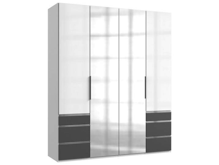 Drehtürenschrank Level 36D ca. 200 cm Graphitfarben/Weiß Drehtürenschrank Level 36D ca. 200 cm Graphitfarben/Weiß von MID.YOU