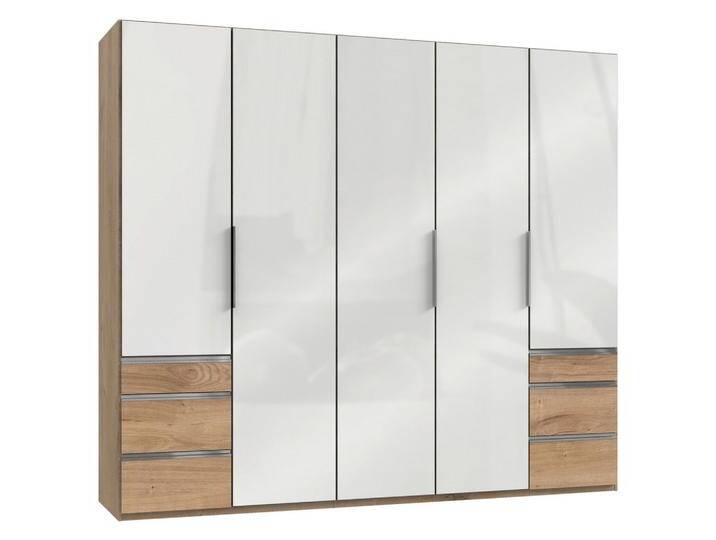 Drehtürenschrank Level 36D mit Laden ca. 250 cm Eiche/Weiß Drehtürenschrank Level 36D mit Laden ca. 250 cm Eiche/Weiß von MID.YOU