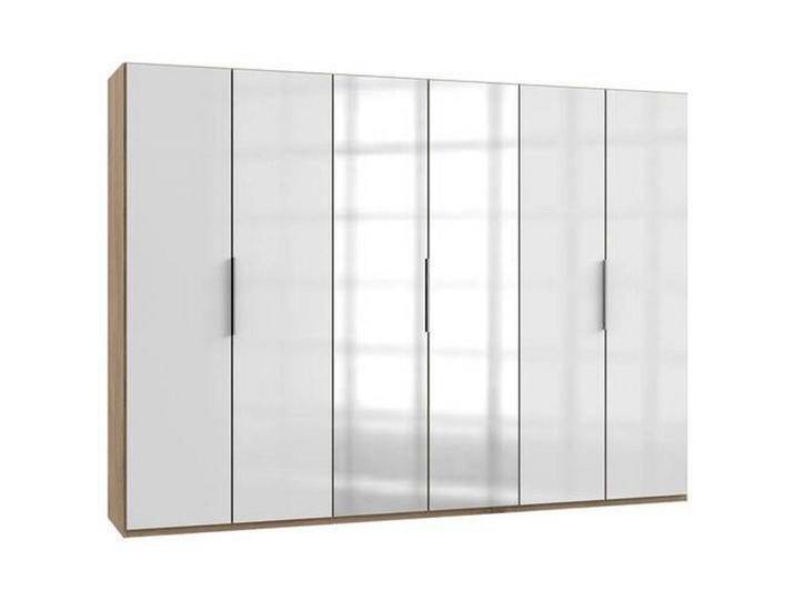Drehtürenschrank Level 36D mit Spiegel ca. 300 cm Eiche/Weiß Drehtürenschrank Level 36D mit Spiegel ca. 300 cm Eiche/Weiß von MID.YOU