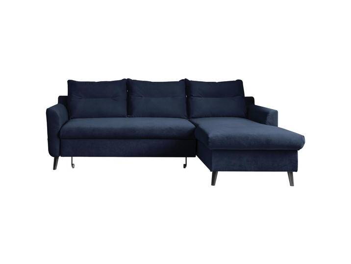Eckschlafsofa in Dunkelblau ´STYLISH STAN DUNKELBLAU´ von MID.YOU