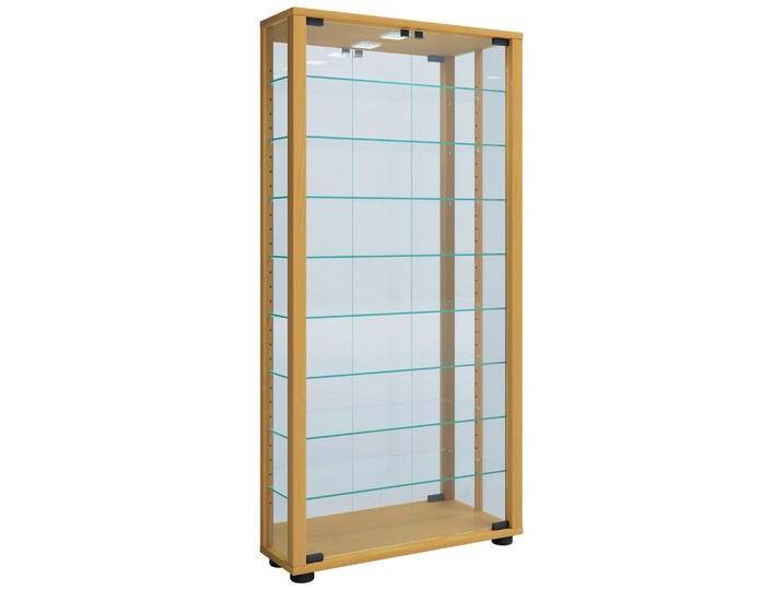 Hängevitrine Vitrosa ca. 59x114x18 cm Buchefarben Hängevitrine Vitrosa ca. 59x114x18 cm Buchefarben von MID.YOU