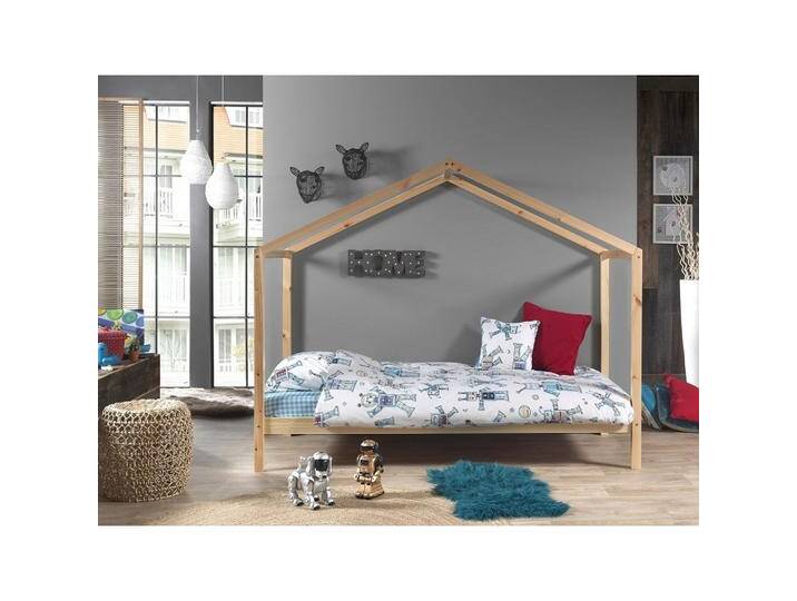 Hausbett Dallas 90x200 cm Kiefer Natur Echtholz von MID.YOU