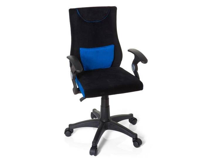 Jugenddrehstuhl Kiddy Pro Al ca. 50x87-97x40cm Schwarz,Blau von MID.YOU