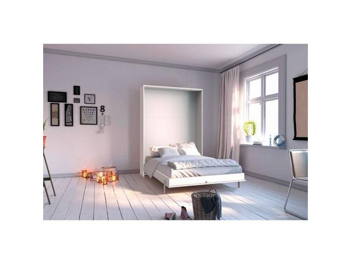 Klappbett Juist ca. 140x200 cm Weiß von MID.YOU