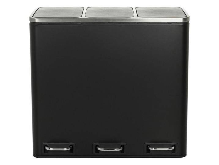 MID.YOU ABFALLSAMMLER, Schwarz, Kunststoff, 3 x 18 L, 61.0x56.0x31.5 cm, Küchen, Küchenausstattung, Mülleimer von MID.YOU