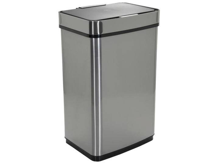 MID.YOU ABFALLSAMMLER, Silber, Metall, 60 L, 42x69x31 cm, Küchen, Küchenausstattung, Mülleimer von MID.YOU