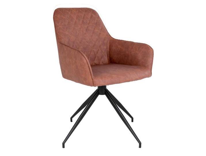 MID.YOU ARMLEHNSTUHL, Cognac, konisch, 56x89x62 cm, Stühle von MID.YOU