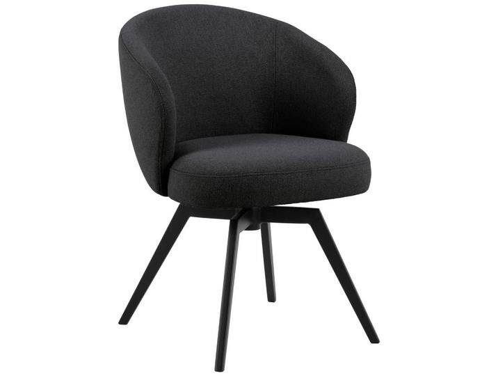 MID.YOU ARMLEHNSTUHL, Anthrazit, Schwarz, Metall, eckig, 58.5x80x60 cm, FSC MIX, Sitzfläche 360° drehbar, automatische Rückholfunktion, Stühle MID.YOU ARMLEHNSTUHL, Anthrazit, Schwarz, Metall, eckig, 58.5x80x60 cm, FSC MIX, Sitzfläche 360° drehbar, automatische Rückholfunktion, Stühle von MID.YOU