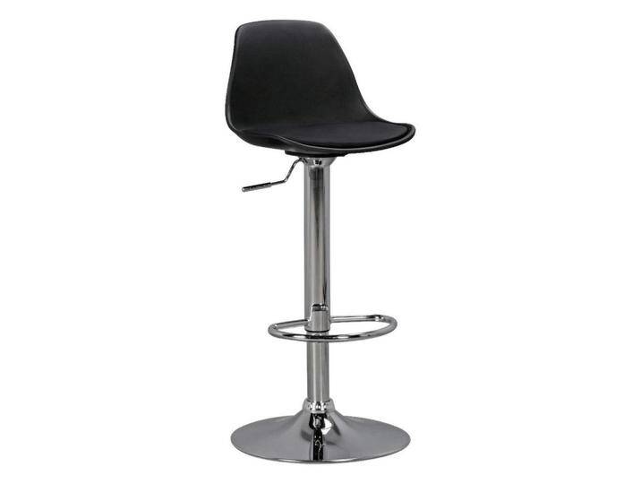 MID.YOU BARHOCKER, Schwarz, Kunststoff, Bodenplatte, 40x104x40 cm, Sitzfläche 360° drehbar, abwischbar, Esszimmer, Barmöbel, Barhocker von MID.YOU