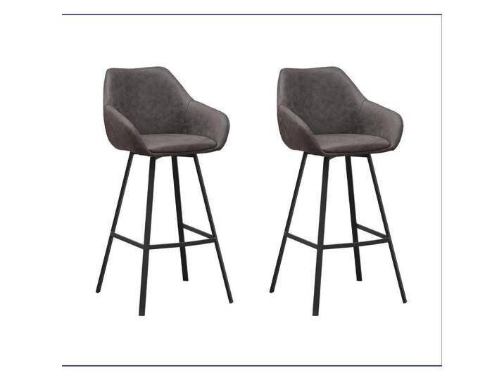 MID.YOU BARHOCKER-SET, Anthrazit, 50x112x60 cm, Sitzfläche 180° drehbar, automatische Rückholfunktion, Esszimmer, Barmöbel, Barhocker von MID.YOU