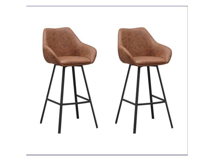 MID.YOU BARHOCKER-SET, Cognac, 55x109x57 cm, Sitzfläche 180° drehbar, automatische Rückholfunktion, Esszimmer, Barmöbel, Barhocker von MID.YOU