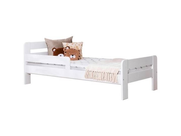 MID.YOU BETT, Weiß, Holz, Kiefer, massiv, Höhe ca. 18 cm, 90x200 cm, für Rollrost geeignet, Schlafzimmer, Betten, Einzelbetten MID.YOU BETT, Weiß, Holz, Kiefer, massiv, Höhe ca. 18 cm, 90x200 cm, für Rollrost geeignet, Schlafzimmer, Betten, Einzelbetten von MID.YOU