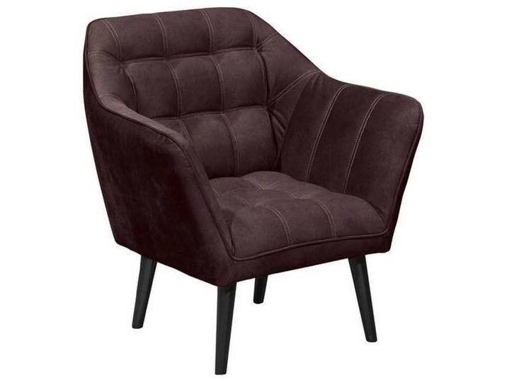 MID.YOU COCKTAILSESSEL, Aubergine, 84x87x70 cm, Wohnzimmer, Sessel, Polstersessel von MID.YOU