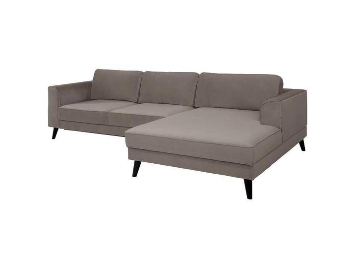Trendmanufaktur ECKSCHLAFSOFA LUMBER JACK, Taupe, 4-Sitzer, 277x167 cm, seitenverkehrt erhältlich, Schlafen auf Sitzhöhe, Hocker Rücken echt, Armteil von XXXLutz